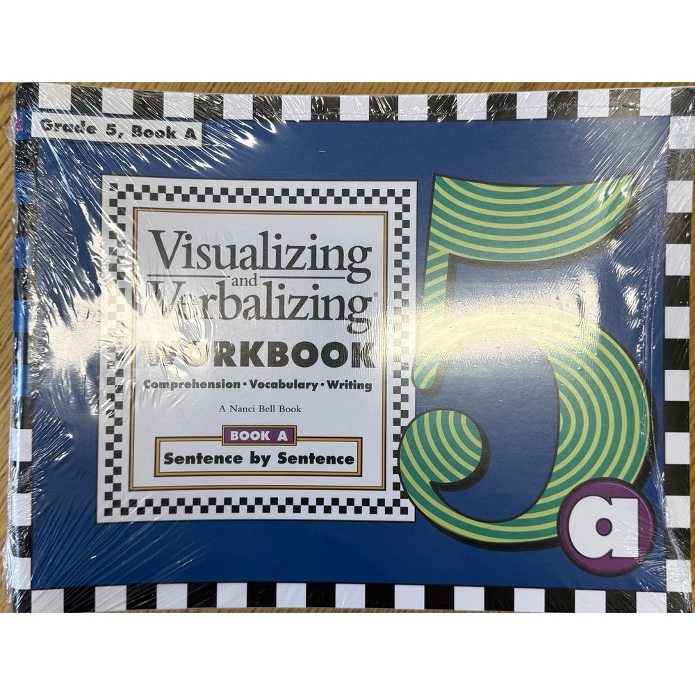 Visualizing and Verbalizing Workbook Grade 5 Set Books A B C Nanci Bell New
